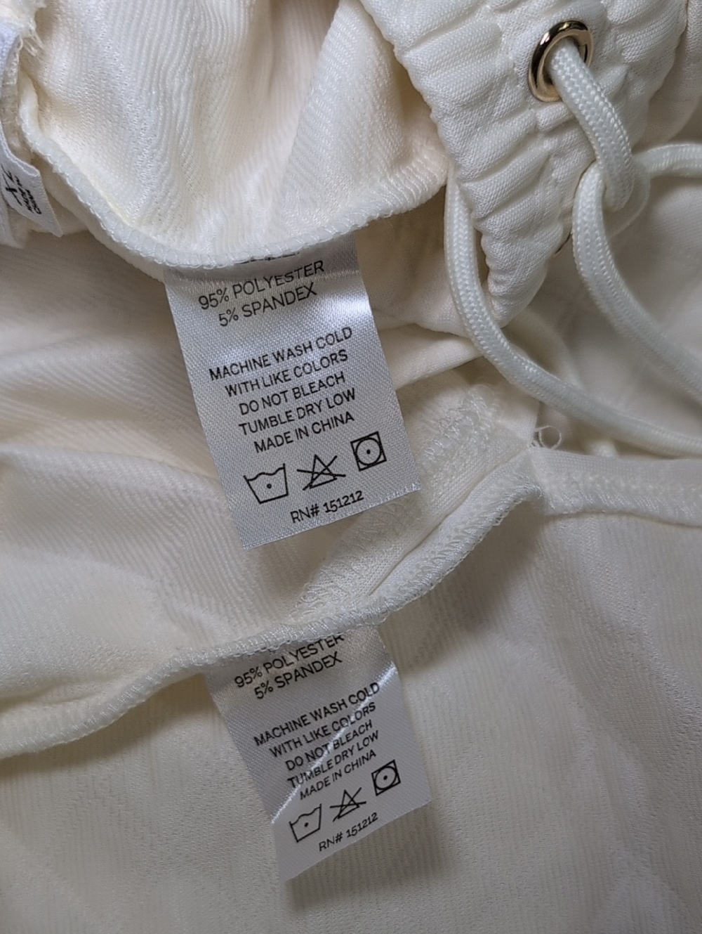Mary Square Short Set, Madelyn, Top & Shorts, Quilted Cream, Loungewear, Size XL - Picture 14 of 15